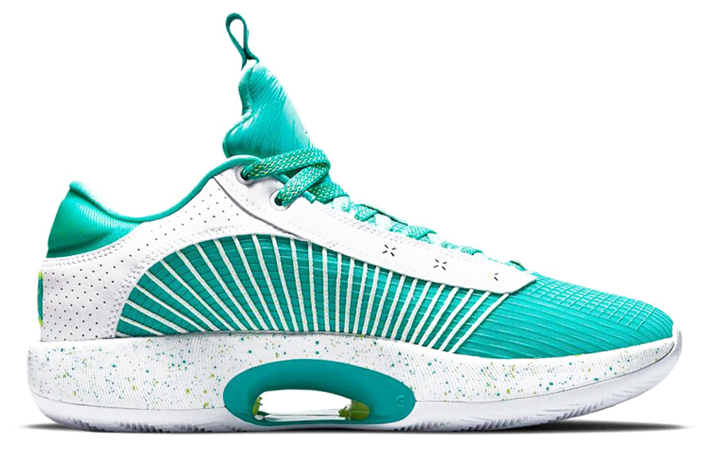 Jordan Air Jordan 35 35 Low PF "Guo Ailun" fabric synthetic leather TPU shock absorption, non-slip, wear-resistant wrapping support low-cut actual combat basketball shoes men's mint green