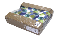 Кровать раскладная Стефания мягкая крошка гофрокартон арт.с88а/44 (цвет ткани разноцветный рис.круги (1 шт. в уп.)