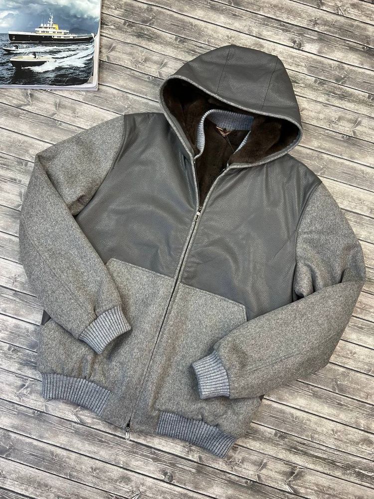 Кожаный бомбер Loro Piana