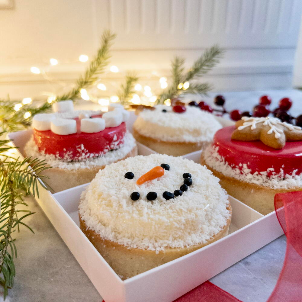 Тарталетки муссовые «Новогодние» | Новый год | Новогодний подарок | Рождество | Тайный санта | Новогодний декор стола