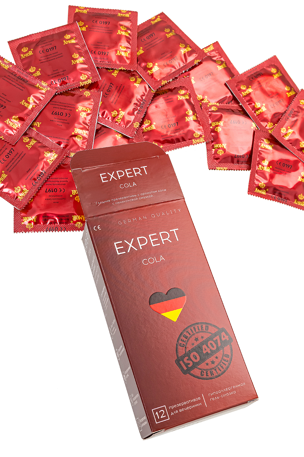 Презервативы Expert Cola аромат Колы №12
