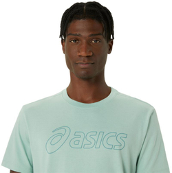 Мужская теннисная футболка Asics Logo Short Sleeve T-Shirt - Мятный