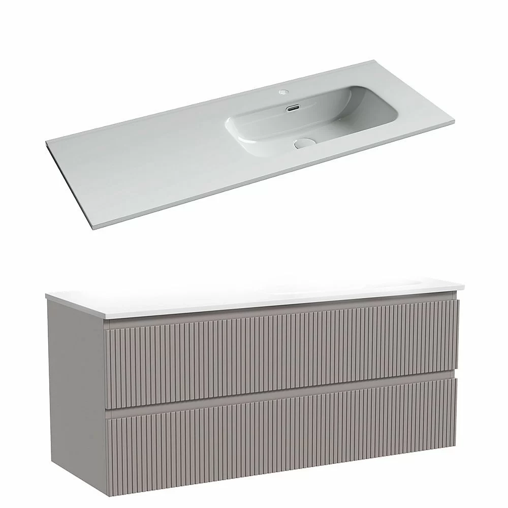 Тумба с раковиной Sancos Snob R SNR120SM/CN7006 120 Doha Soft