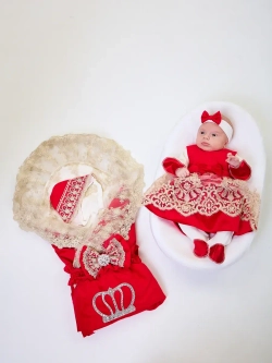 Комплект выписку новорождённому зимний