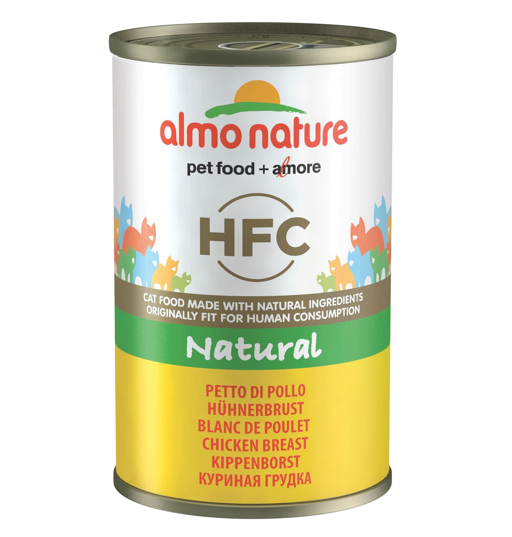 Almo Nature Консервы для Кошек "Куриная грудка" (Classic HFC Adult Cat Chicken Breast) 0,14 кг x 1 шт.