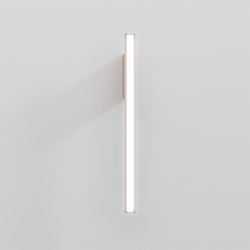 Светодиодное бра Grasta из массива дерева на белом фоне