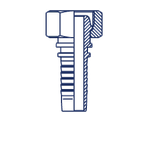 Фитинг DN 12 DK (Г) 24x1.5 накидная гайка