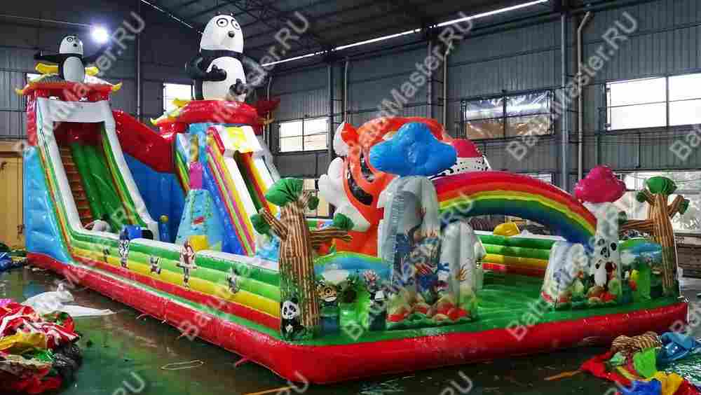 Коммерческий надувной батут "Прайд 2" 20*8*8 м