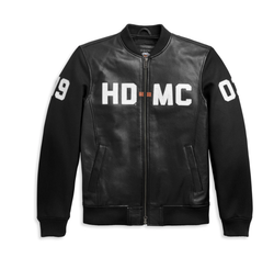 Куртка HD-MC Mixed Media Bomber Jacket - Black Harley-Davidson
