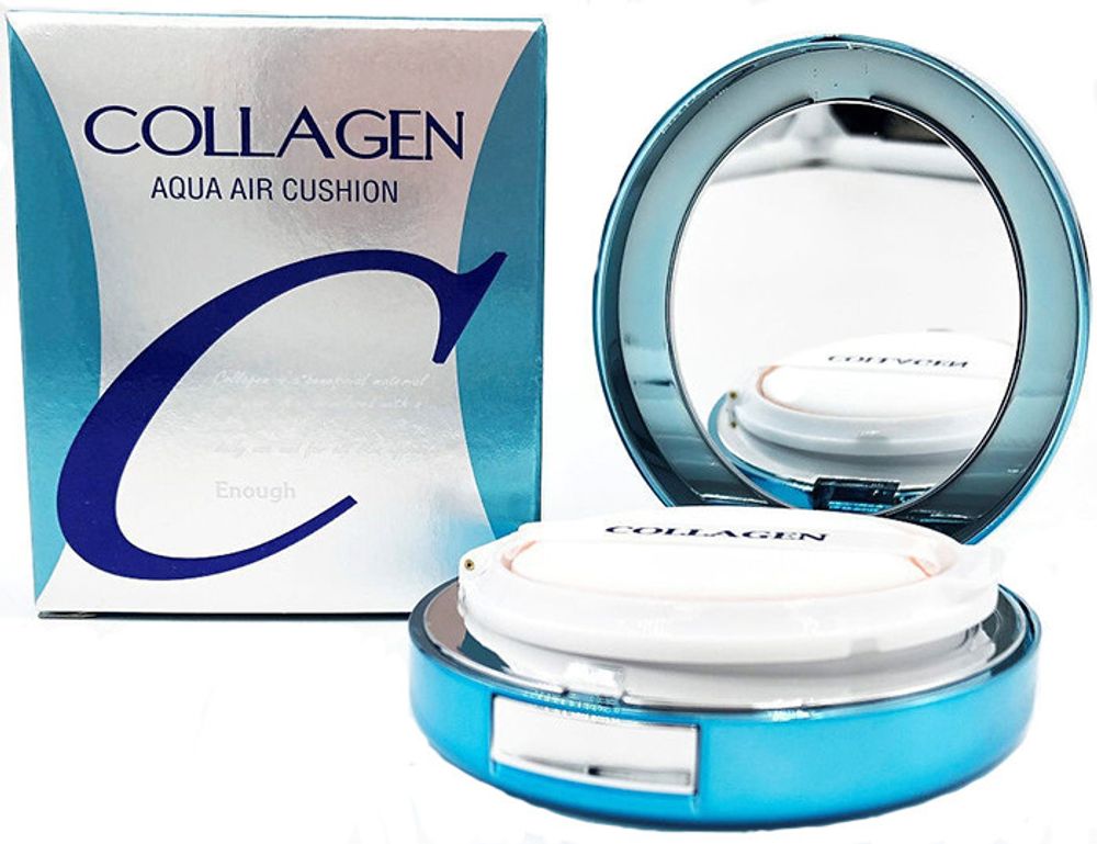 Enough Кушон увлажняющий с коллагеном - Collagen aqua cushion #21, 15г