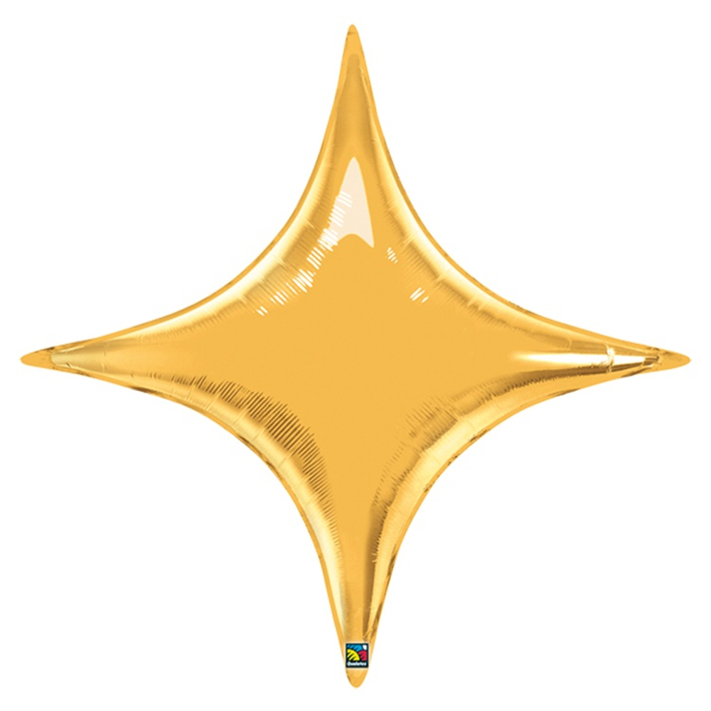 Шар фольгированный Звезда 100 см (Золотой)