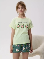 Пижама домашняя с шортами хлопок