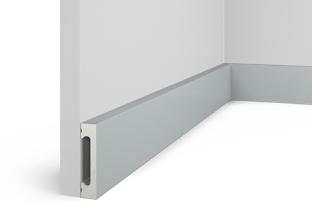 Плинтус Ecopolymer окрашенный, 65x15 мм