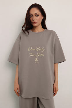 Футболка серая 2SIDES