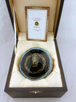 Шар новогодний с логотипом или по индивидуальному сюжету (ручная роспись)