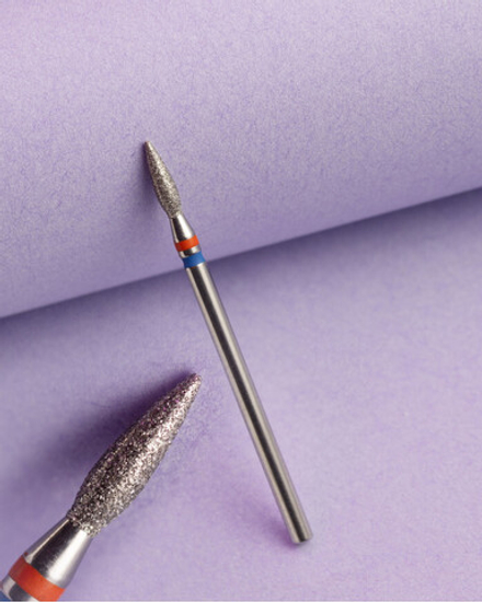 Пламя 2.3мм оранж.-синяя ( Двойная насечка )