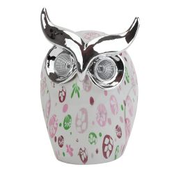 ERAFYH01-05 ЭРА Садовый светильник Филин на солнечной батарее, полистоун, 16 см