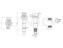 Катушка зажигания UNIO IGC-10018