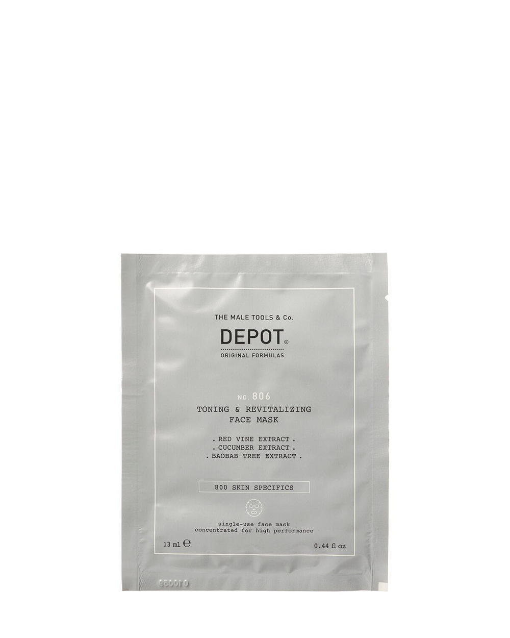 806 TONING & REVITALIZING FACE MASK 12 PZ/ DEPOT 806 ТОНИЗИРУЮЩАЯ & ОЖИВЛЯЮЩАЯ МАСКА 12 ШТ