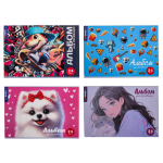 Альбом для рисования 4 вида микс 24л А4 (Funguru)