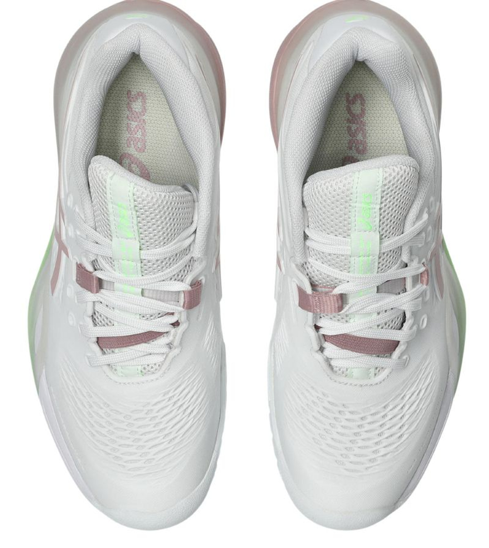 Женские Кроссовки теннисные Asics Gel-Resolution X - white/morganite