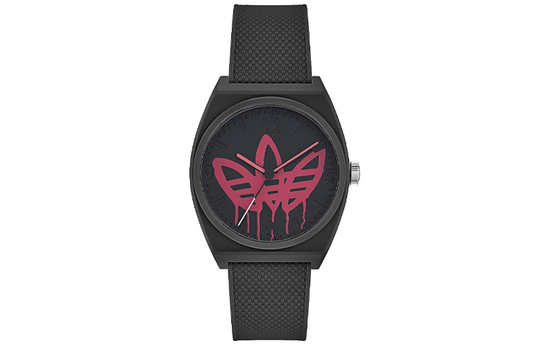 Adidas Originals STREET Wrist Watch Quartz Movement Resin Strap 38mm Black Dial Unisex 50m Water Resistant