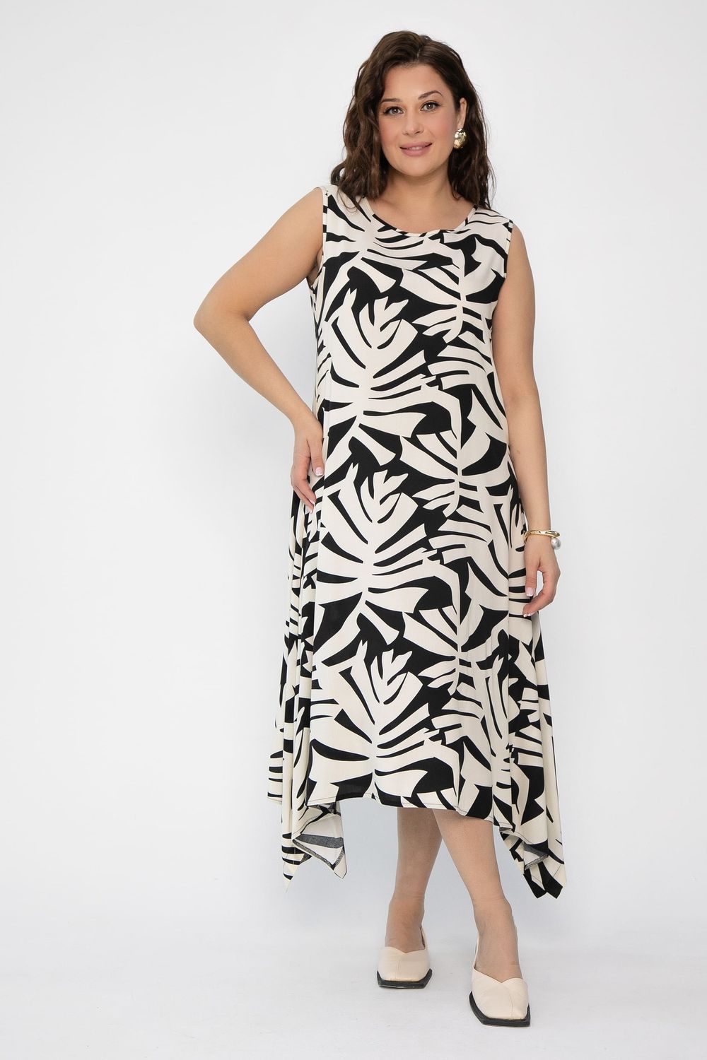 Сарафан Лада (черно-белый) П13689-21М LT Collection