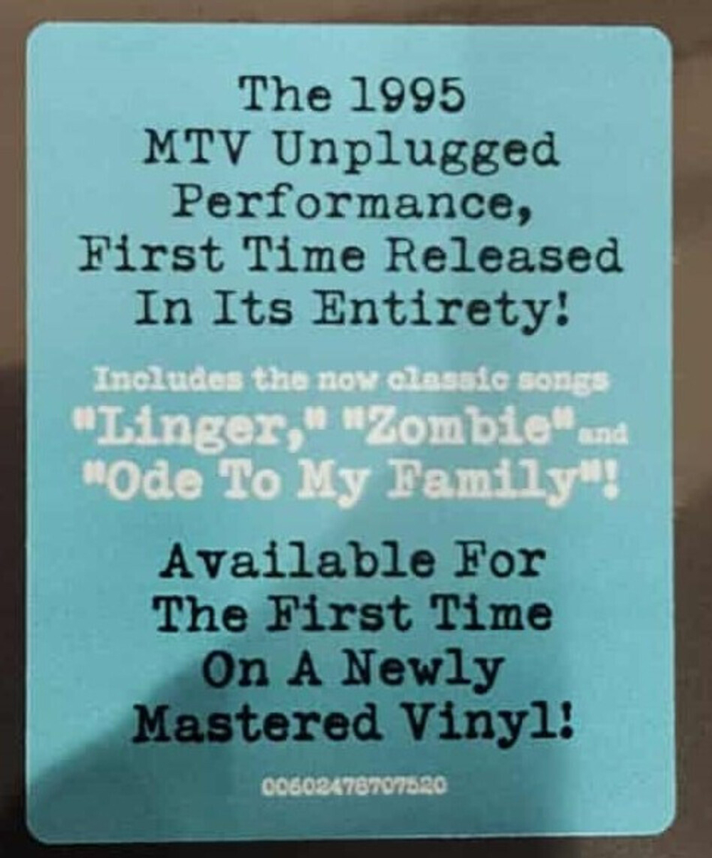 The Cranberries / MTV Unplugged (LP)