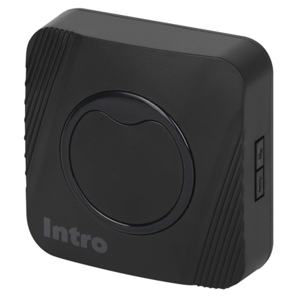 Звонок дверной Intro MP101 беспроводной RGB подсветка от сети чёрный 36 мелодий | Электрозвонки беспроводные