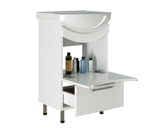 Тумба д/ванной "РАДУГА-50" белая под раковину Уют-50 (Rosa)