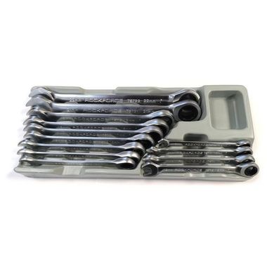 Ключи комбинированные трещоточные, набор 13пр. RockForce T51310