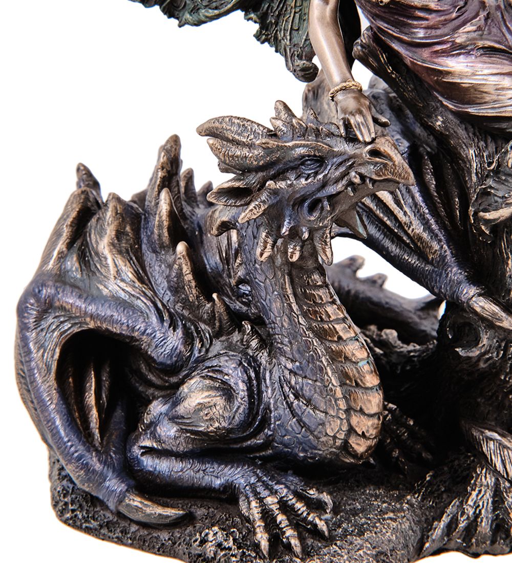 Veronese WS-1284 Статуэтка «Фея и дракон»