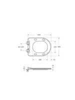 Унитаз подвесной BelBagno MARINO BB7026CH-TOR-BFS/SC с сиденьем, функцией биде, без смесителя