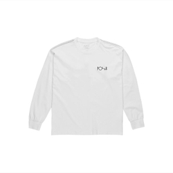 POLAR SKATE CO LONGSLEAVE WHITE