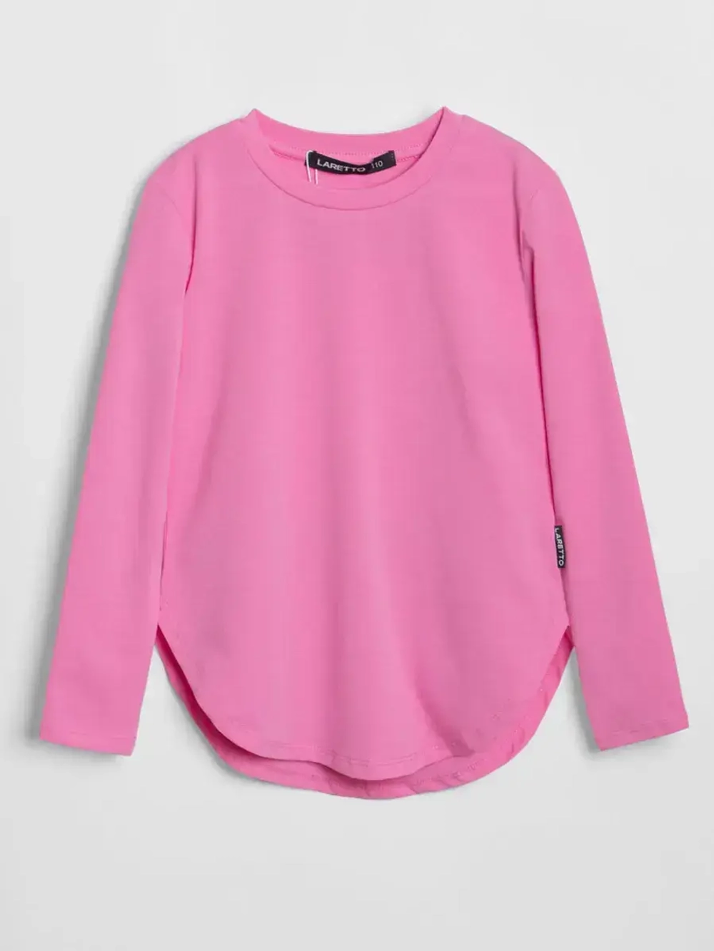 Розовый лонгслив для девочки
