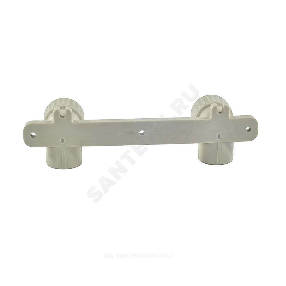 Планка монтажная PP-R серая Дн 20х1/2" ВР под смеситель VALFEX 10124020Г