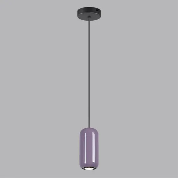 5053/1 PENDANT ODL24 447 черный/сиреневый/металл Подвес GU10 LED 4W OVALI