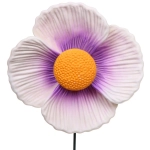 Фигура на спице «Летний цветок» 60 см (фигура 12 см) для отпугивания птиц, микс