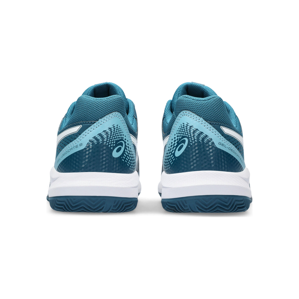 Мужские теннисные кроссовки ASICS Gel-Dedicate 8 Clay Court Shoe Men - Petrol, White
