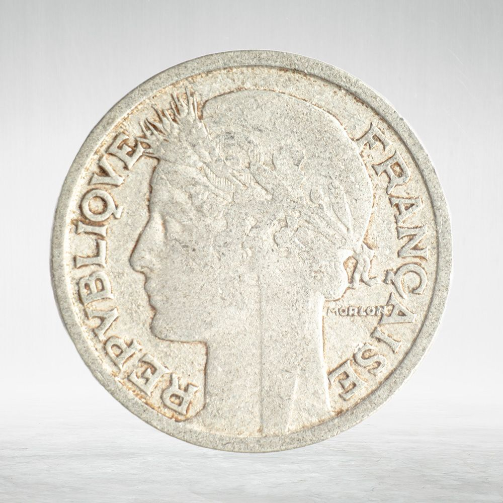 France, 2 Francs 1944 - Light Type, VF