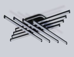 Ambrella Потолочный светодиодный светильник с пультом LineTech FL6262