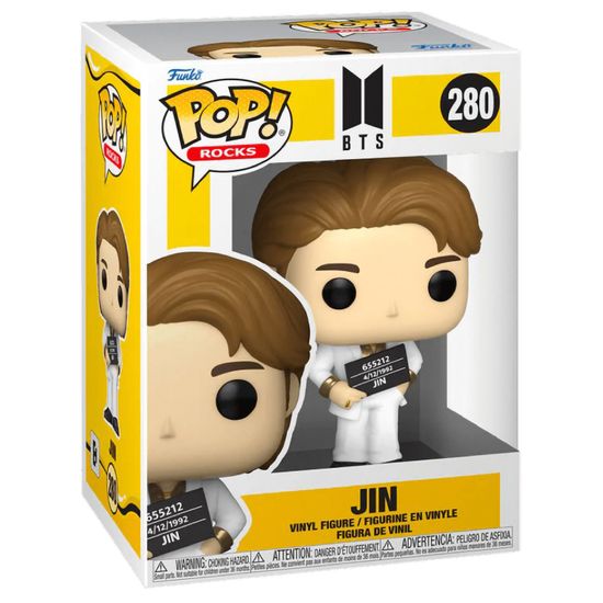 Фигурка Funko POP! Rocks BTS Butter Jin (280) 64045 / Фигурка в виде музыканта группы "BTS", Ким Сокчин