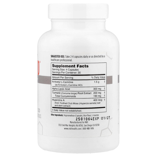 NBI, Brain Blend®, 120 капсул