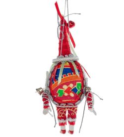 РусКукла RK-507/4 Яйцо-подвеска «Клоун» фарфор