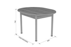 Стол обеденный раскладной "Квартет 1"