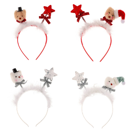 Ободок карнавальный Звездочка и Мишка d21см,Гала-Центр