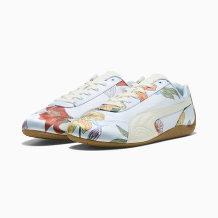 PUMA Кроссовки унисекс Speedcat Silky, белый/синий