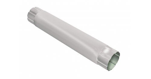 Труба круглая,90 мм 1 м RAL 9003 Optima (белый) металл