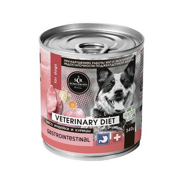 Секрет Премиум консервы для собак с мясом индейки и курицы Gastrointestinal