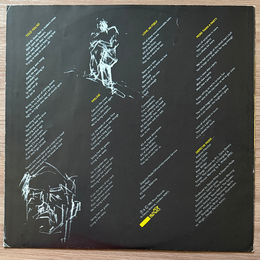 Depeche Mode - Construction Time Again (Скандинавия 1983г.)